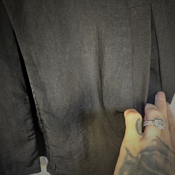 H&M lightweight black trench jacket. - Picture 7 of 10